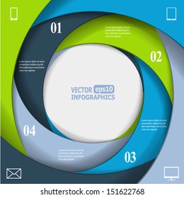Modern business infographic banner. Vector eps10 illustration