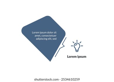 Modern Business Infographic Template – 1-Step Process Timeline with Clean Vector Elements for Visualizing Strategy and Journey Flow.