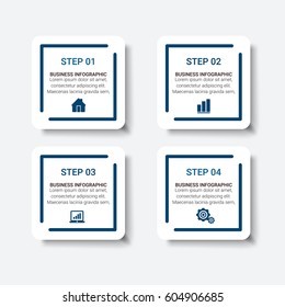 Modern Business Infographic Template.