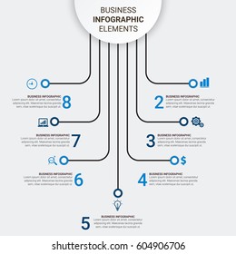 Modern Business Infographic Template.
