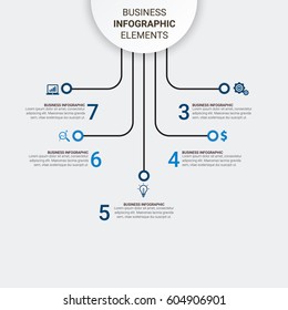 Modern Business Infographic Template.