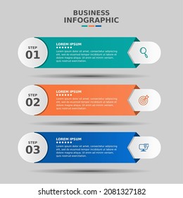 modern business infographic template design