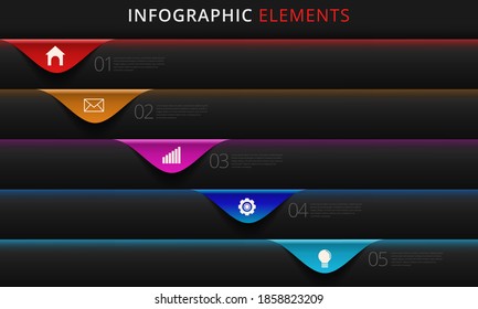 Modern business infographic template. Vector Illustration
