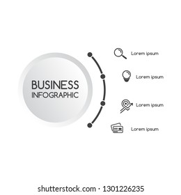 Modern Business Infographic Vector Eps.10