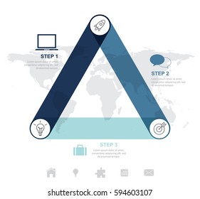 Modern business infographic Vector illustration.