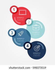 Modern business infographic Vector illustration.