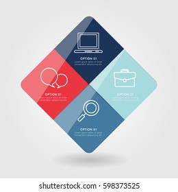 Modern business infographic Vector illustration.