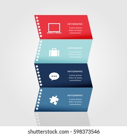 Modern business infographic Vector illustration.