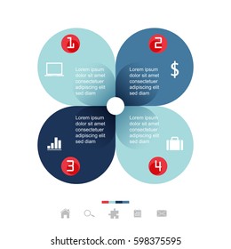 Modern business infographic Vector illustration.