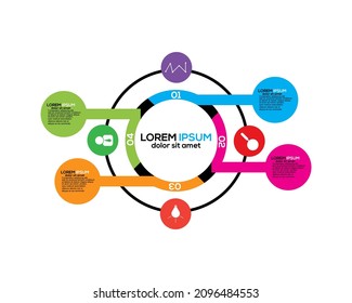 Modern Business infographic, vector infographics timeline design.
Business data visualization. Process chart. Abstract elements of graph, diagram with steps. Business template for presentation.
