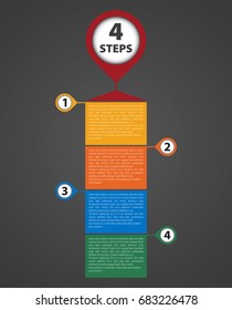 Modern business infographics elements. Vector illustration.