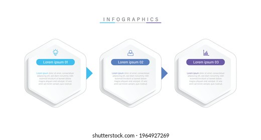 Modern business infographics. timeline presentation infographic with steps and options