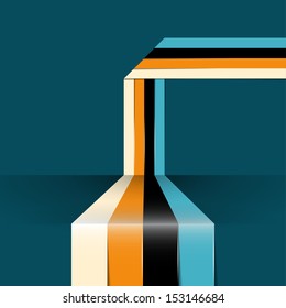 Modern business infographics web style options banner - can be used for workflow layout, number options, web design, infographics