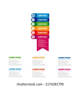 Modern Business infographic.vector infographics timeline design template.vector illustration