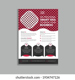 Modern Business leaflet Flyer Template Design