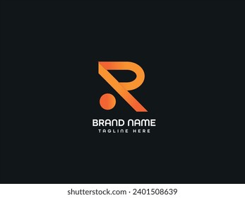 modern business letter logo design