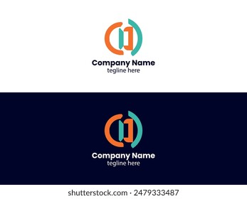 modern business  letter logo design