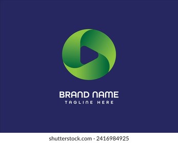 modern business letter logo desing
