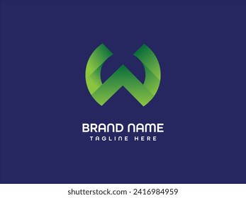 modern business letter logo desing