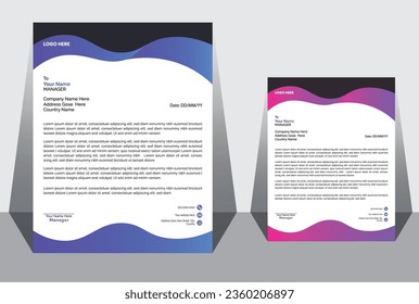 Modern business Letterhead Design Template For you 