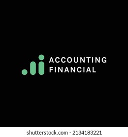 modern business Logo Design for accounting, financial advisor, and investment. vector art illustration