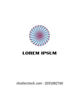 Modern business logo design company, vector illustration