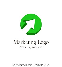 Modern business logo design illustration