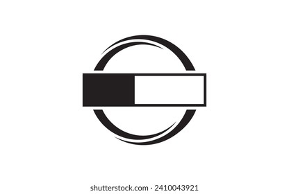 modern business logo design simple vector circle logo black logo