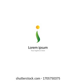 A MODERN BUSINESS LOGO OF LETTER I