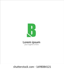 a modern business logo of letter B  