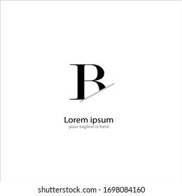 a modern business logo of letter B  