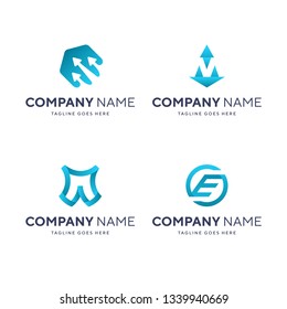 Modern Business Logo Template Vector