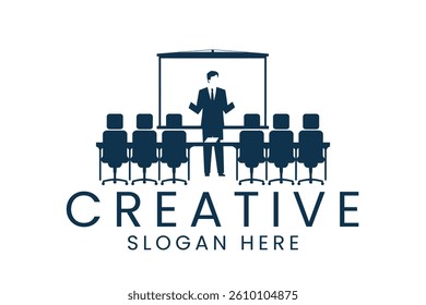 Modern business meeting vector . Ideal for presentations and corporate branding. team