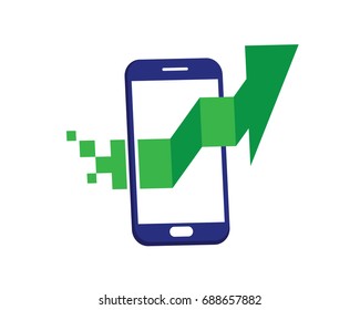 Modern Business Mobile Apps Logo