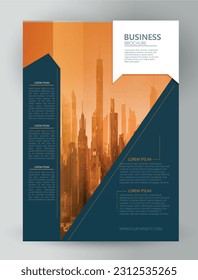 Modern business multipurpose flyer design and company cover page template.