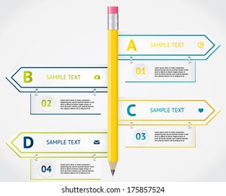 Modern business origami style options banner. White infographic. Vector illustration. For workflow layout, diagram, number options, step up options, web design, infographics.