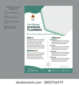 Modern business planning flyer template with elegant green accents and professional content organization. Perfect for corporate branding, strategic planning, business consulting, startup presentations, company profiles, annual reports, and promotional campaigns. Designed for both print and digital marketing applications.
#BusinessPlanning #CorporateDesign #MarketingTemplate #ProfessionalFlyer #BusinessBranding #CompanyProfile #CreativeDesign #CorporateFlyer