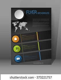 modern business poster design template