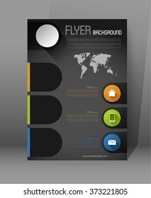 modern business poster design template