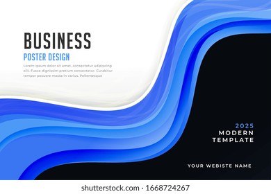modern business presentation brochure template design background