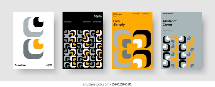 Modern Business Presentation Design. Geometric Report Template. Isolated Brochure Layout. Book Cover. Flyer. Background. Banner. Poster. Handbill. Catalog. Pamphlet. Notebook. Brand Identity
