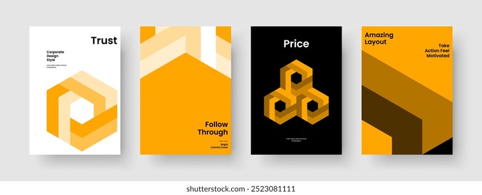 Modernes Business Presentation Design. Isolierte Poster-Anordnung. Vorlage für kreative Banner. Flyer. Hintergrund. Buchumschlag. Bericht. Broschüre. Werbung. Portfolio. Broschüre. Markenidentität. Journal