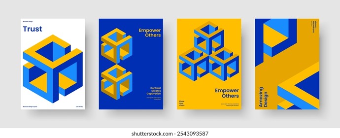 Modern Business Presentation Design. Isolated Brochure Layout. Geometric Book Cover Template. Banner. Report. Flyer. Poster. Background. Catalog. Pamphlet. Leaflet. Journal. Handbill. Notebook