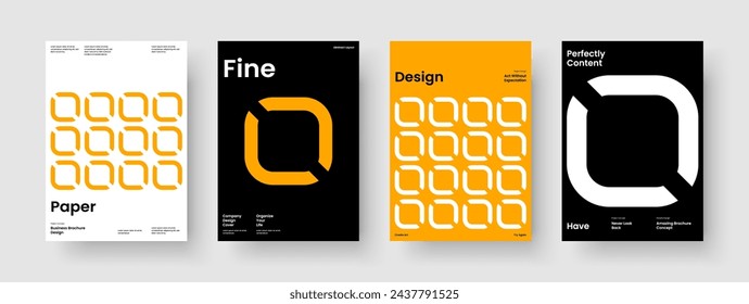 Modern Business Presentation Layout. Abstract Brochure Design. Isolated Background Template. Report. Poster. Banner. Book Cover. Flyer. Pamphlet. Journal. Portfolio. Newsletter. Catalog. Notebook