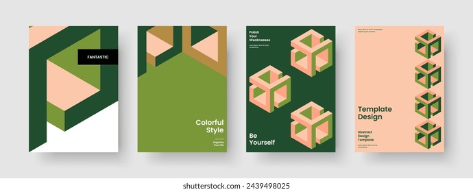 Diseño de presentación empresarial moderno. Plantilla de folleto abstracto. Diseño de folleto aislado. Pancarta. Informe. Antecedentes. Portada del libro. Cartel. Catálogo. Prospecto. Boletín informativo. Handbill. Cartera