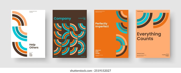 Modern Business Presentation Layout. Abstract Flyer Design. Isolated Brochure Template. Poster. Report. Background. Banner. Book Cover. Journal. Magazine. Pamphlet. Newsletter. Brand Identity