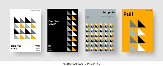 Modern Business Presentation Layout. Creative Background Design. Isolated Report Template. Banner. Brochure. Poster. Flyer. Book Cover. Notebook. Brand Identity. Pamphlet. Journal. Handbill