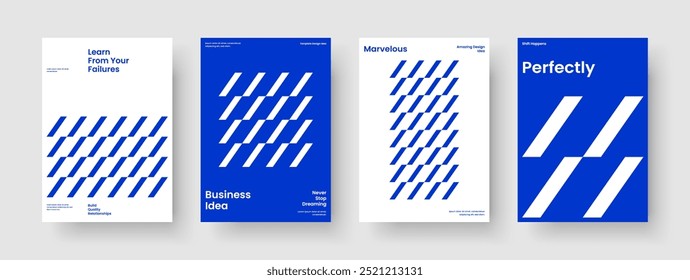 Diseño moderno de la presentación del negocio. Diseño creativo de folletos. Plantilla de Anuncio aislada. Informe. Volante. Antecedentes. Portada de libro. Cartel. Publicidad. Folleto. Catálogo. Revista. Diario. Manual