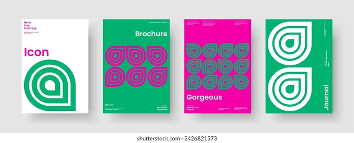 Modern Business Presentation Layout. Geometric Book Cover Design. Creative Report Template. Banner. Brochure. Background. Poster. Flyer. Catalog. Journal. Leaflet. Brand Identity. Handbill