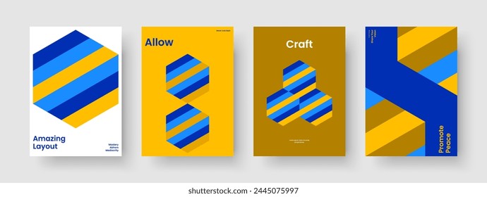 Modern Business Presentation Layout. Geometric Book Cover Design. Abstract Background Template. Brochure. Report. Banner. Flyer. Poster. Catalog. Notebook. Advertising. Journal. Handbill